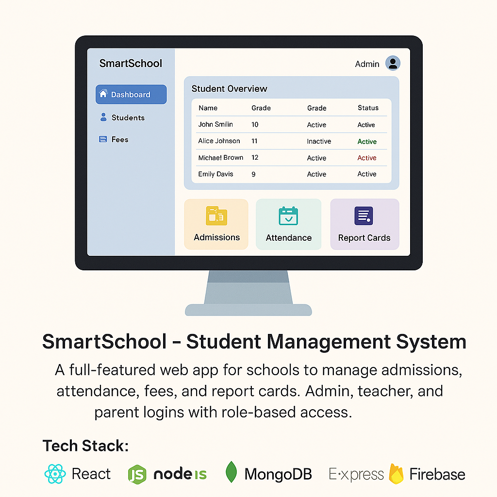 SmartSchool – Student Management System