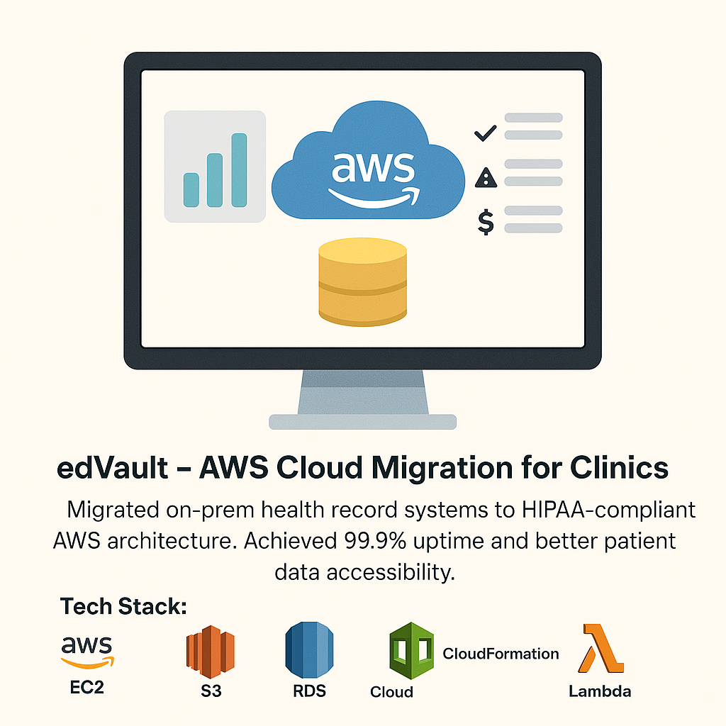 MedVault β AWS Cloud Migration for Clinics